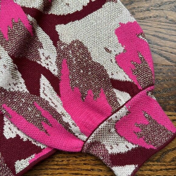 Anthropologie The Beatriz Mock-Neck Sweater MockNeck Knit Pink - Picture 7 of 9